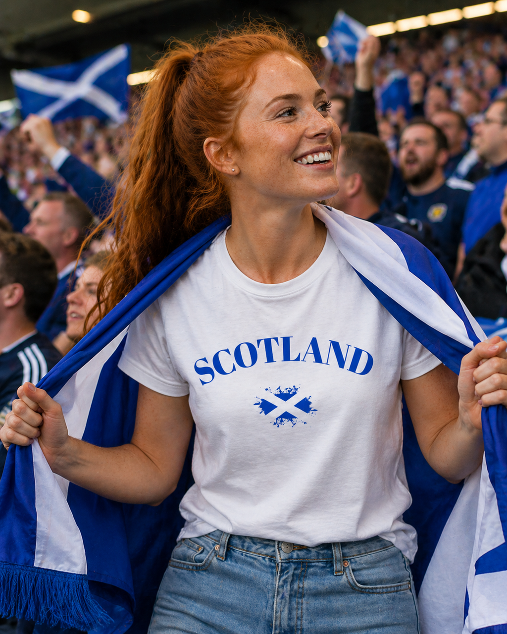 Scotland Flag Tee & Saltire Graphic