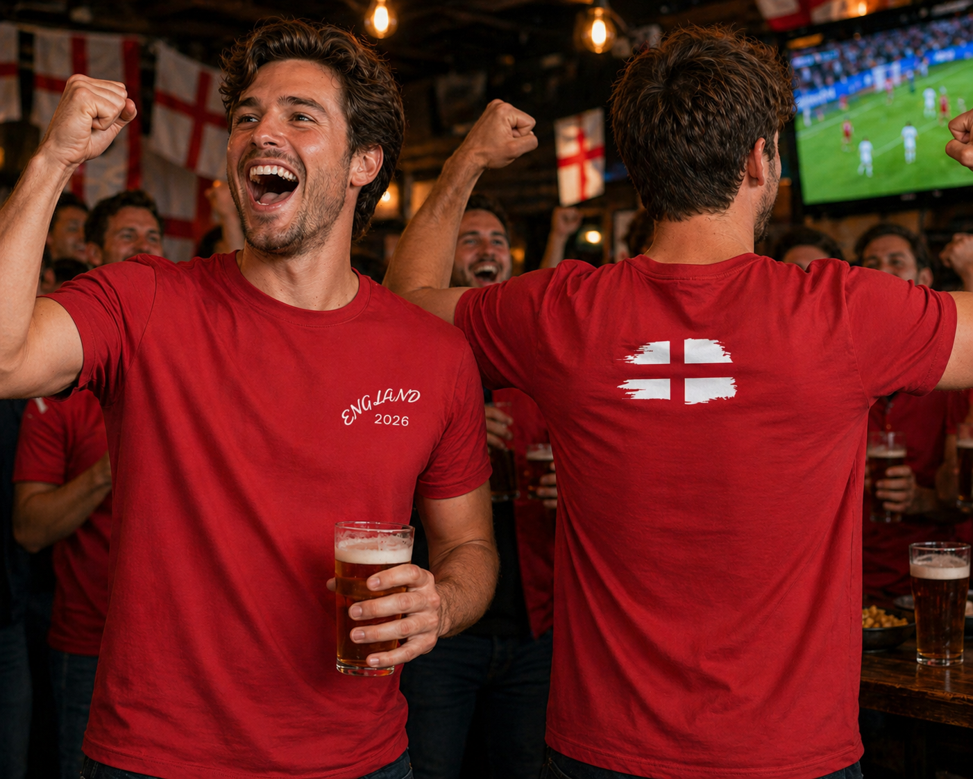 England Double Print Tee