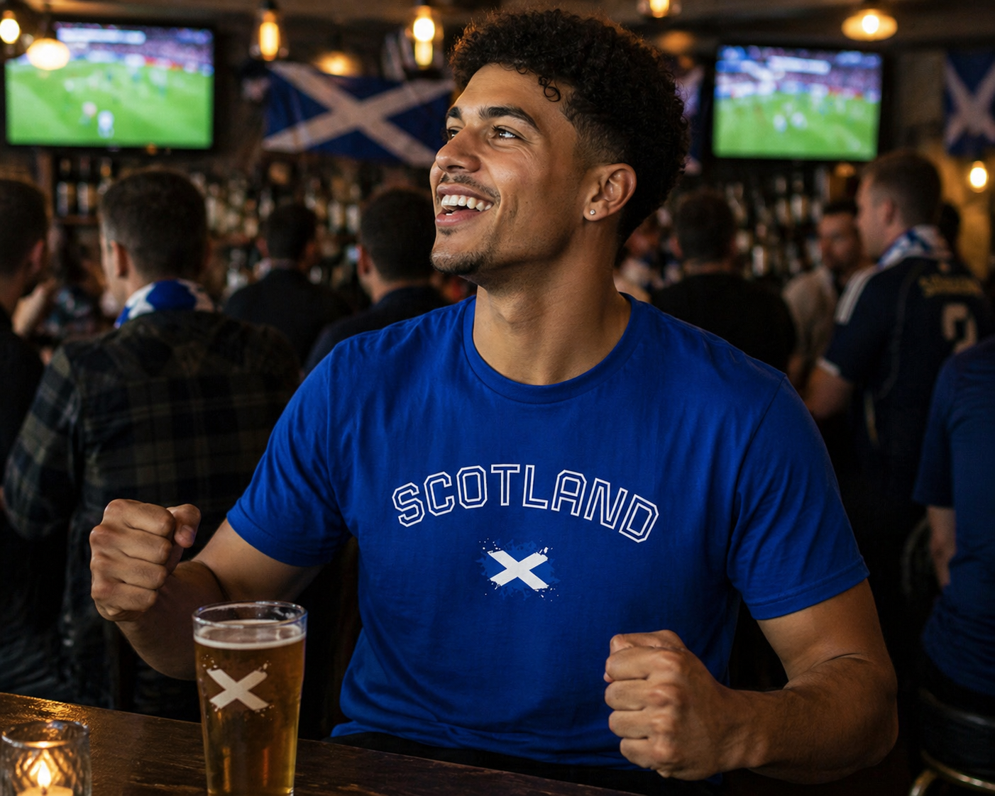 Retro Scotland Flag T-Shirt