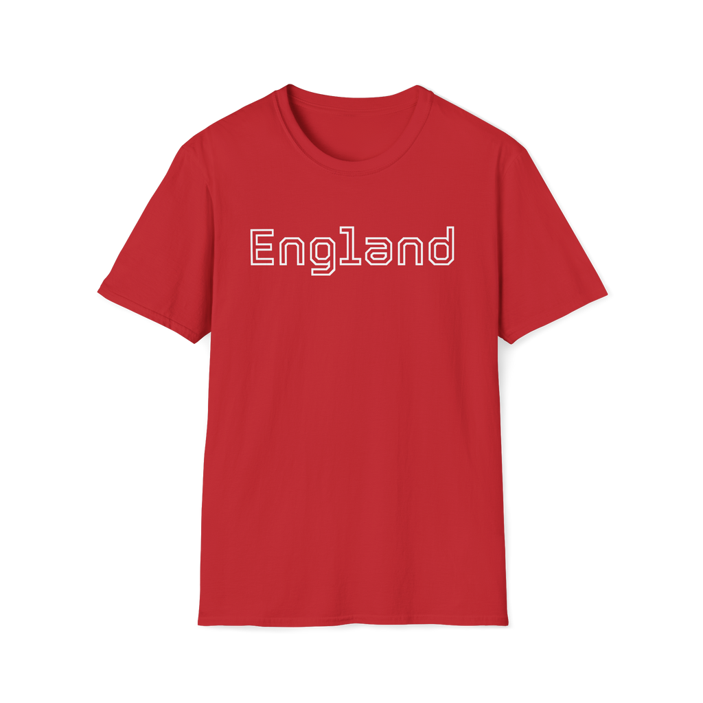 England T-Shirt — Retro Outline
