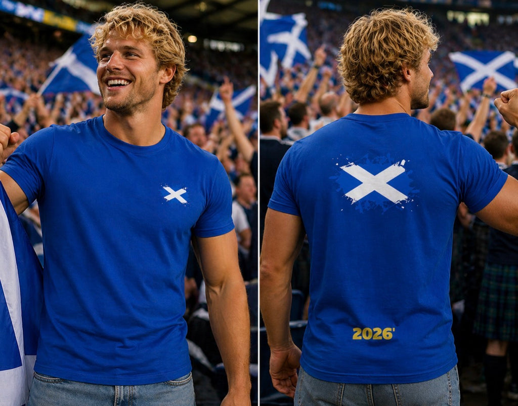Scotland Flag T-Shirt Double print