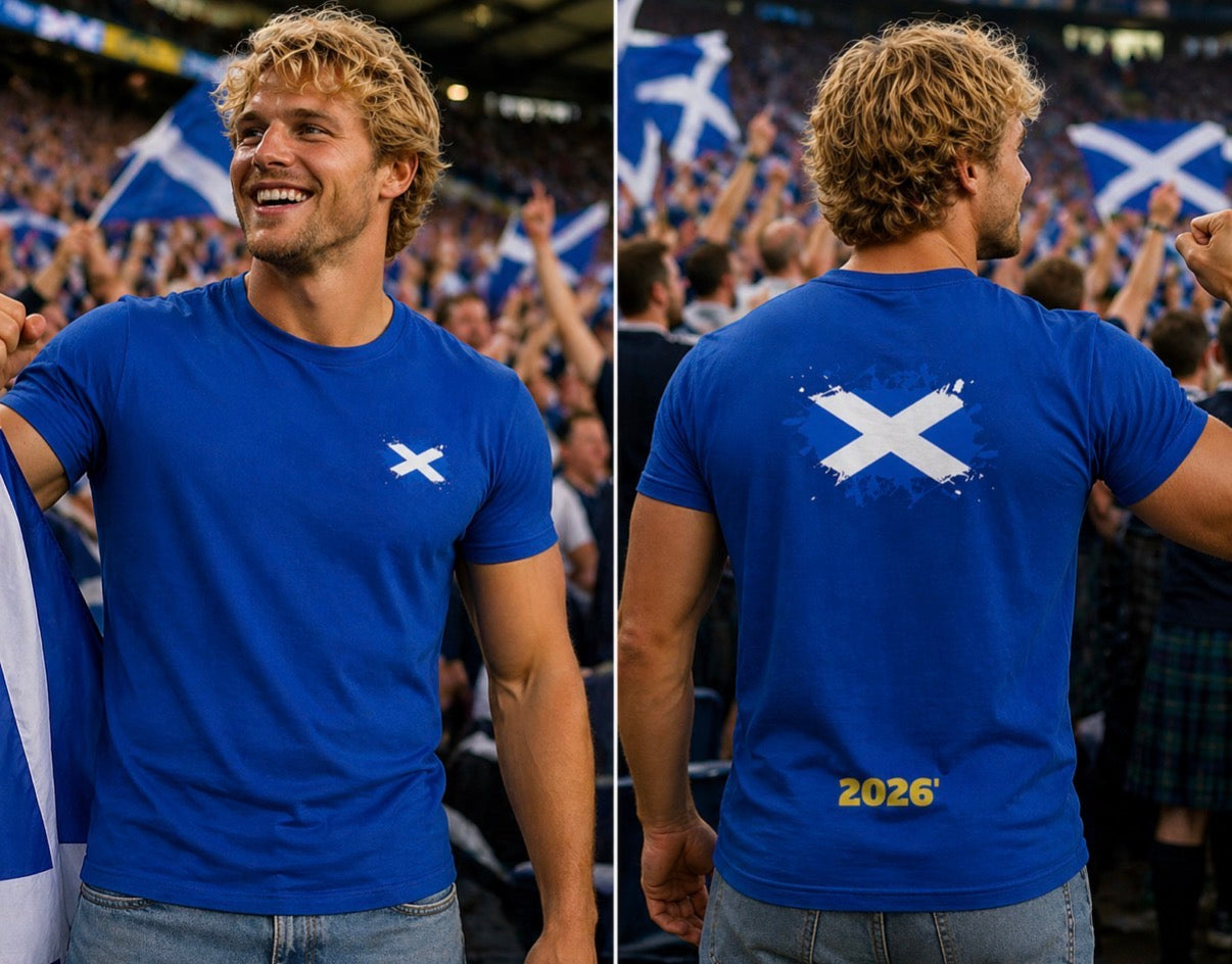 Scotland Flag T-Shirt Double print
